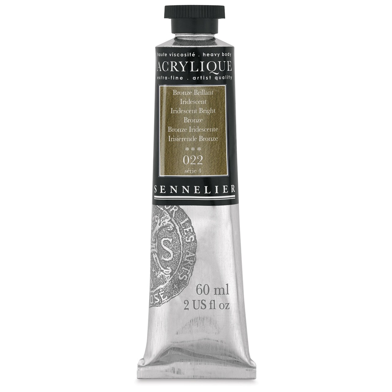 Sennelier Extra-Fine Artist Acryliques - Iridescent Bright Bronze, 60 ml tube